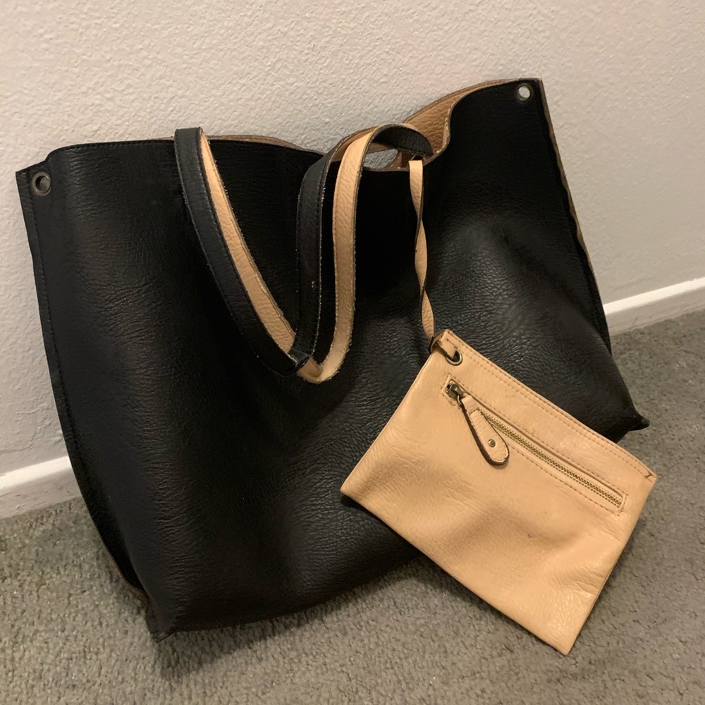 Free People Slouchy Vegan Tote